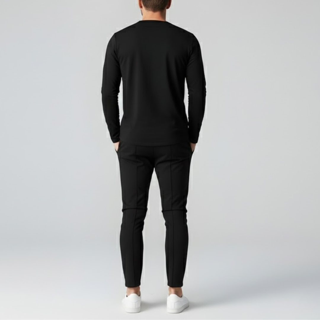 Męski zestaw bluza i spodnie casualowy komfortowy strój