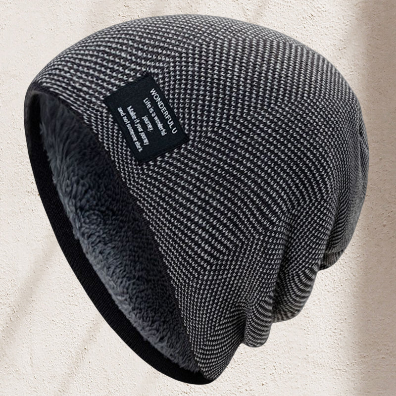 Ciepła dzianinowa czapka beanie unisex – zimowa czapka akrylowa w różnych kolorach