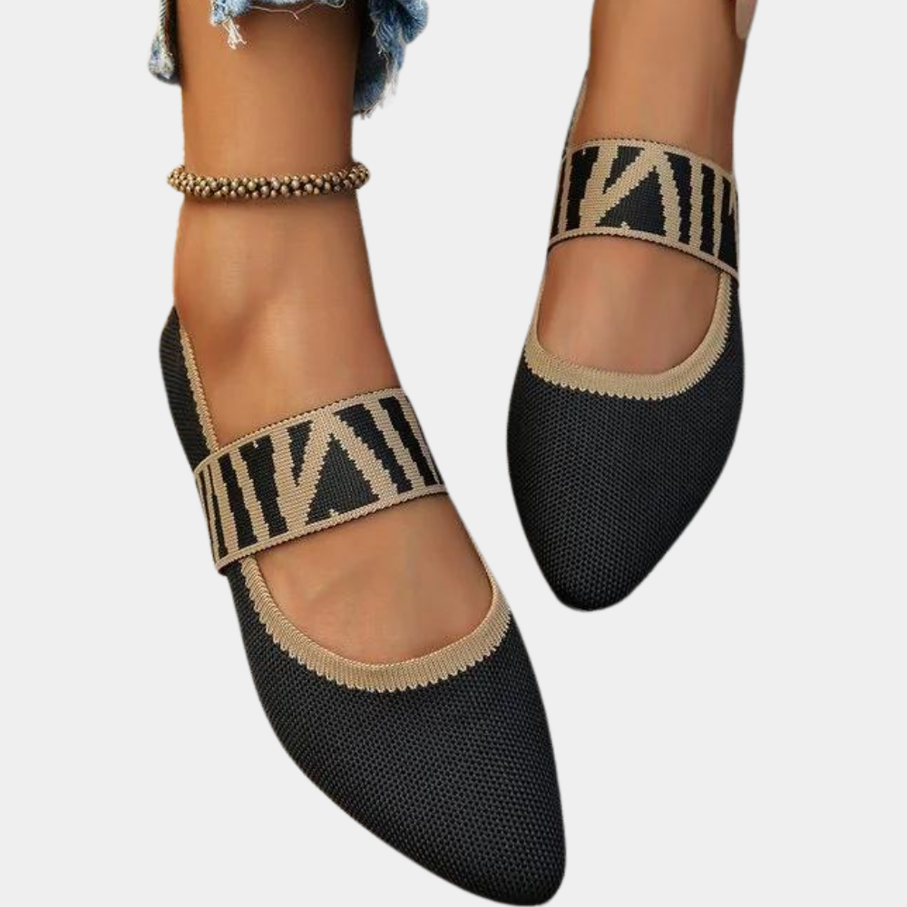 Letnie Wygodne Płaskie Buty Damskie