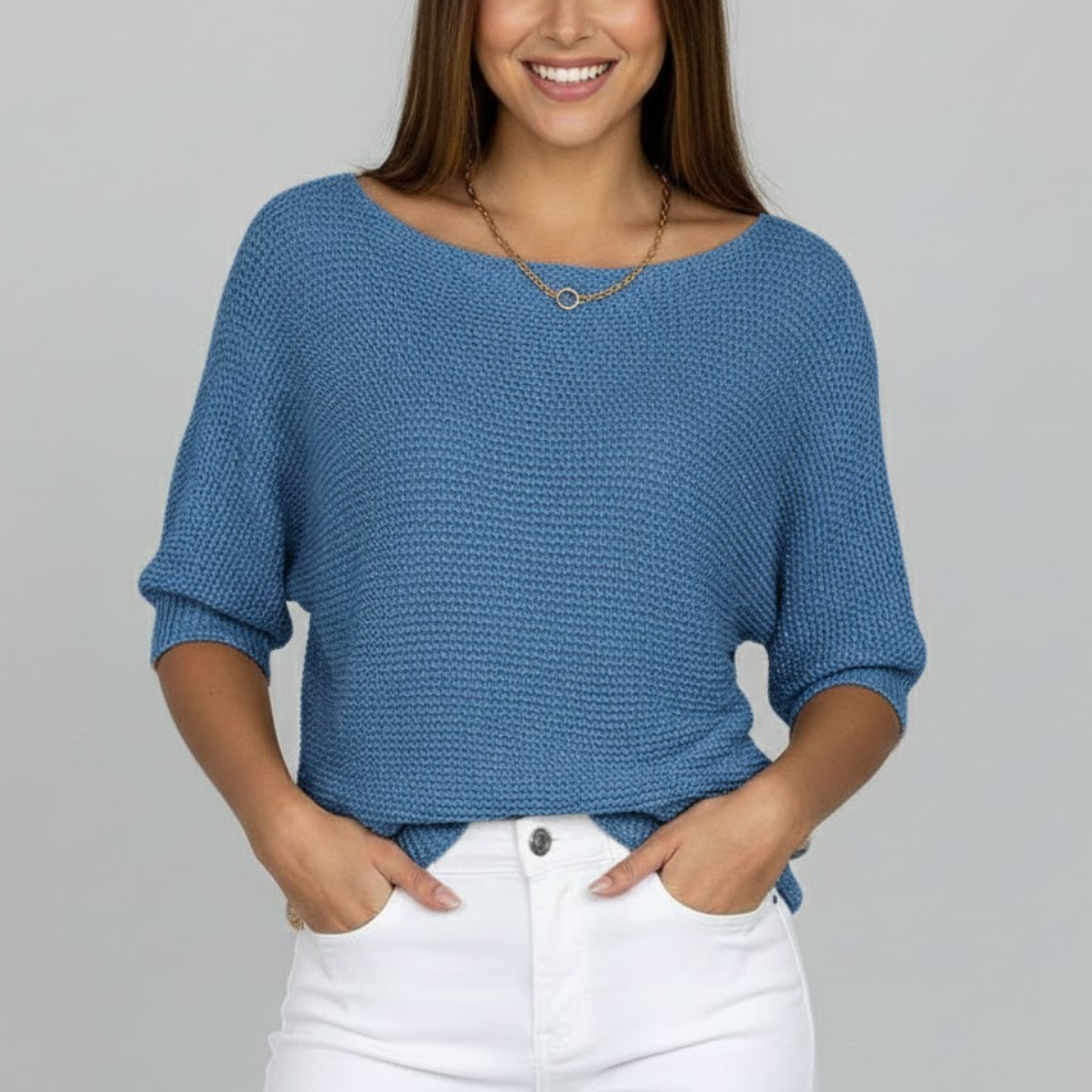 Damski sweter z mieszanki wełny – wygodny i ponadczasowy