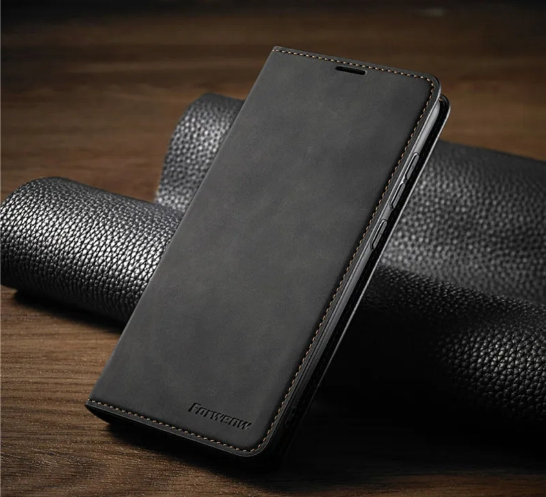 Portfel Etui na Telefon z Kieszeniami na Karty i Funkcją Magnetyczną – Pokrowiec Książkowy
