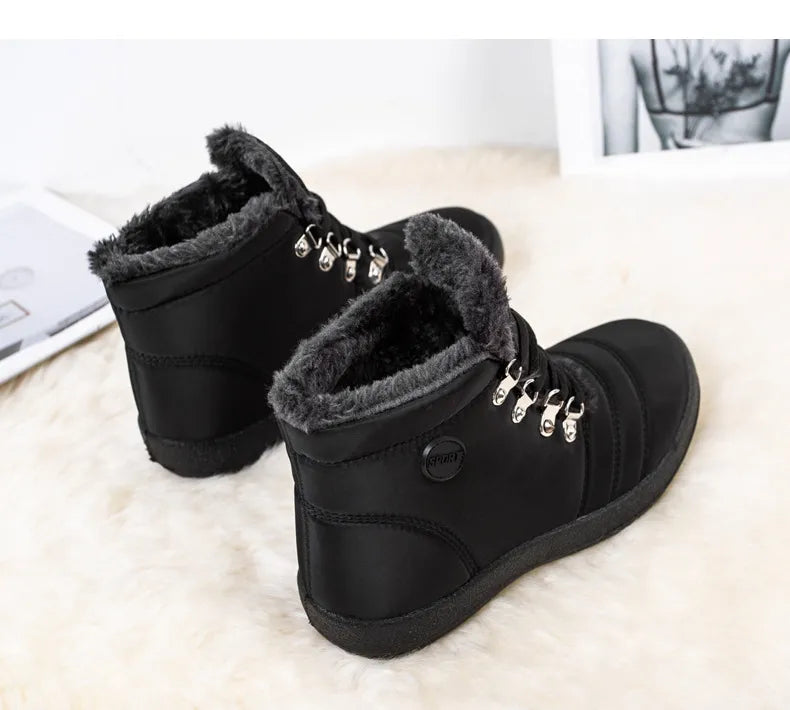 Męskie Buty Zimowe – Ciepłe Ocieplane Casualowe Buty Outdoor