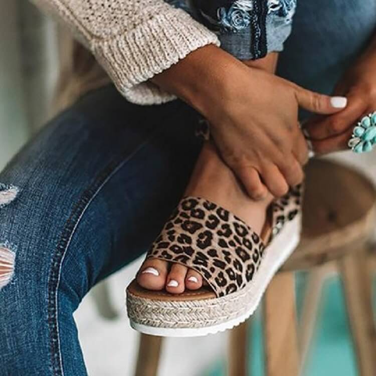 Letnie platformy espadryle dla kobiet