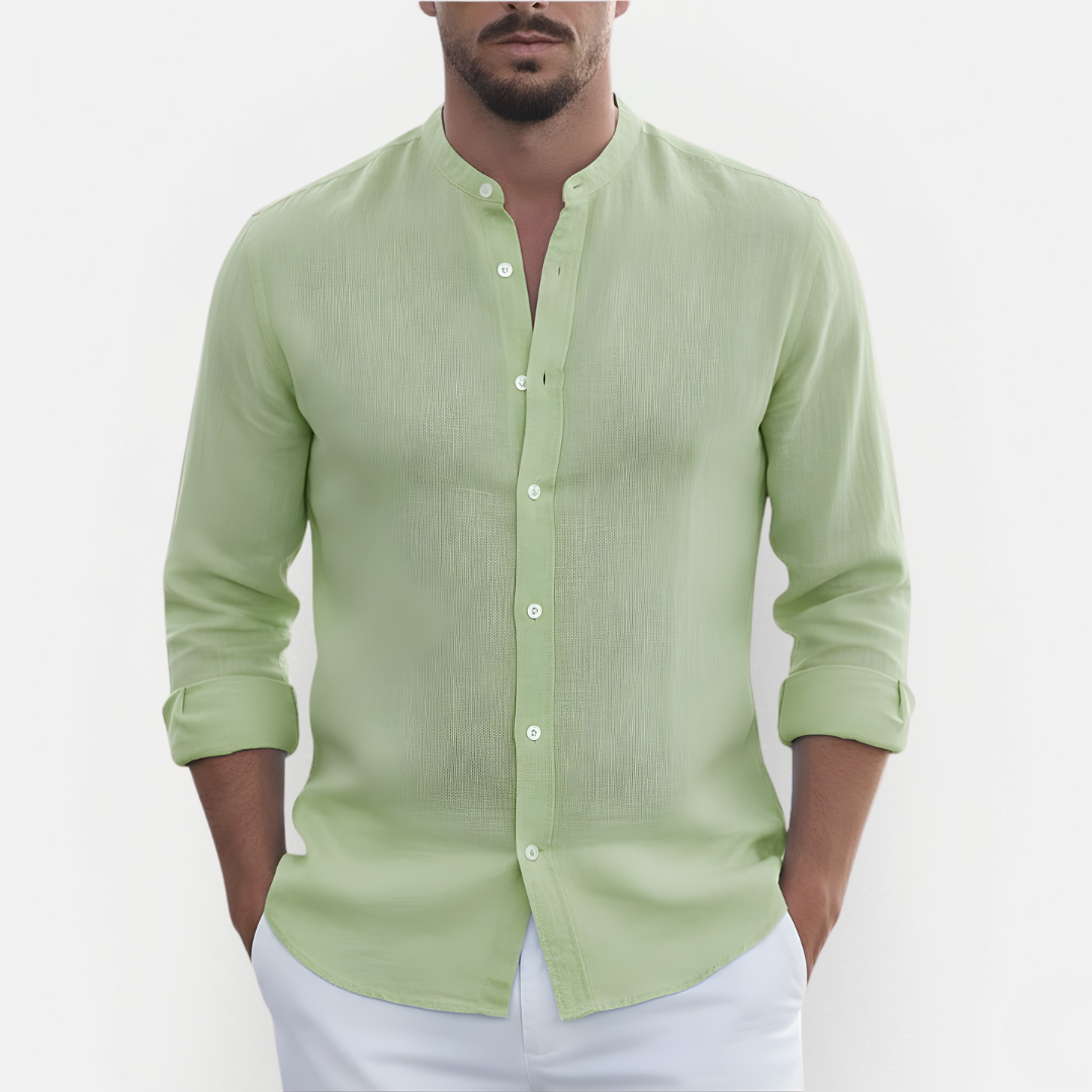 Męska Koszula Lniana – Elegancka i Lekka