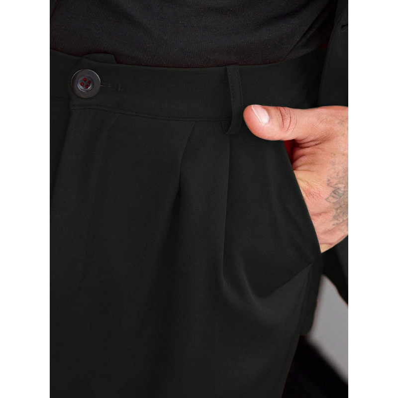 Męski Garnitur Dwuczęściowy – Stylowy Casual Zestaw z Marynarką i Spodniami