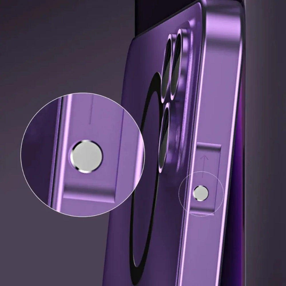 Magnetyczne etui na telefon z pierścieniem i smukłą ochroną