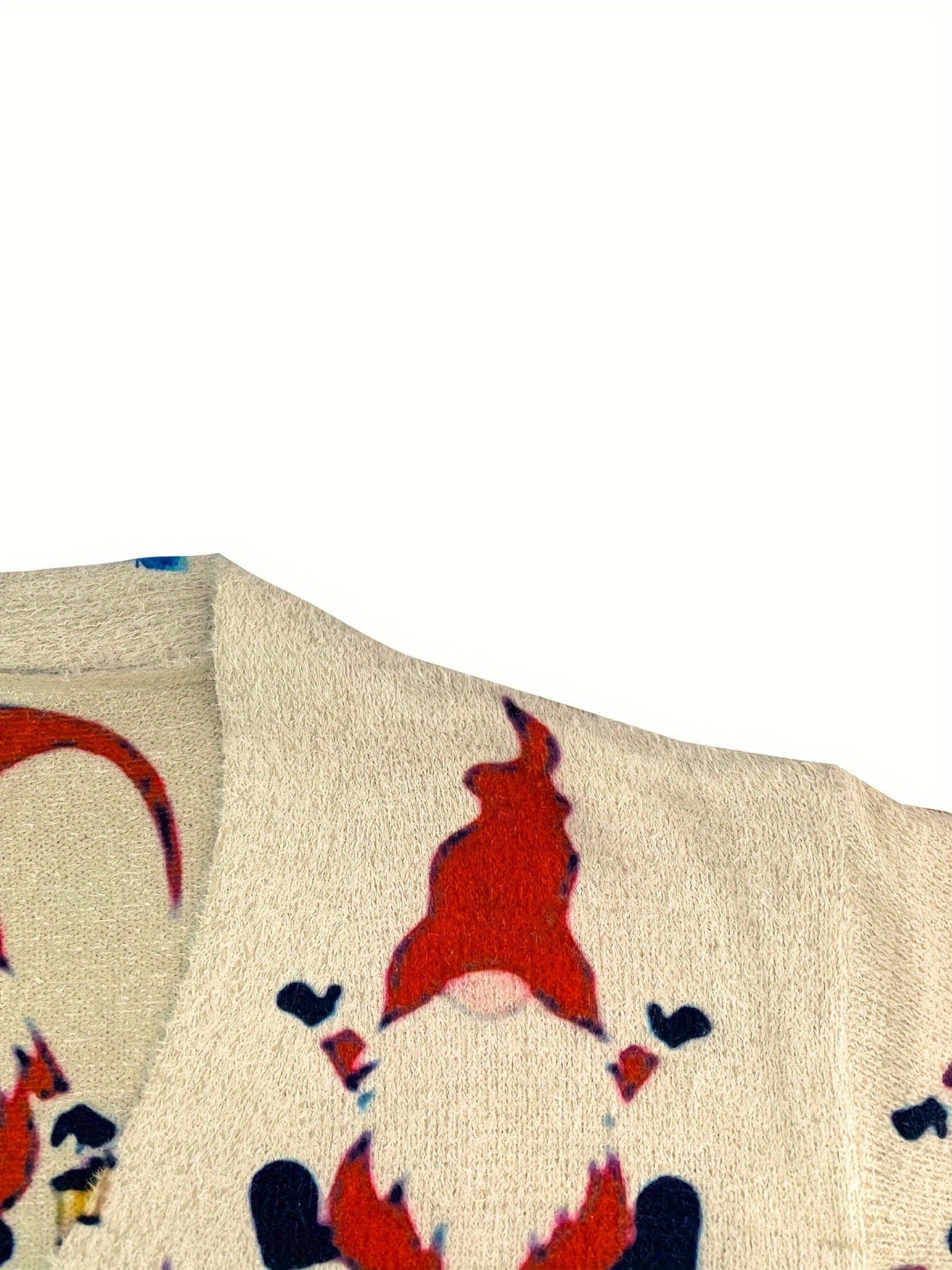 Świąteczny kardigan z reniferami – damski zimowy sweter z świątecznym motywem