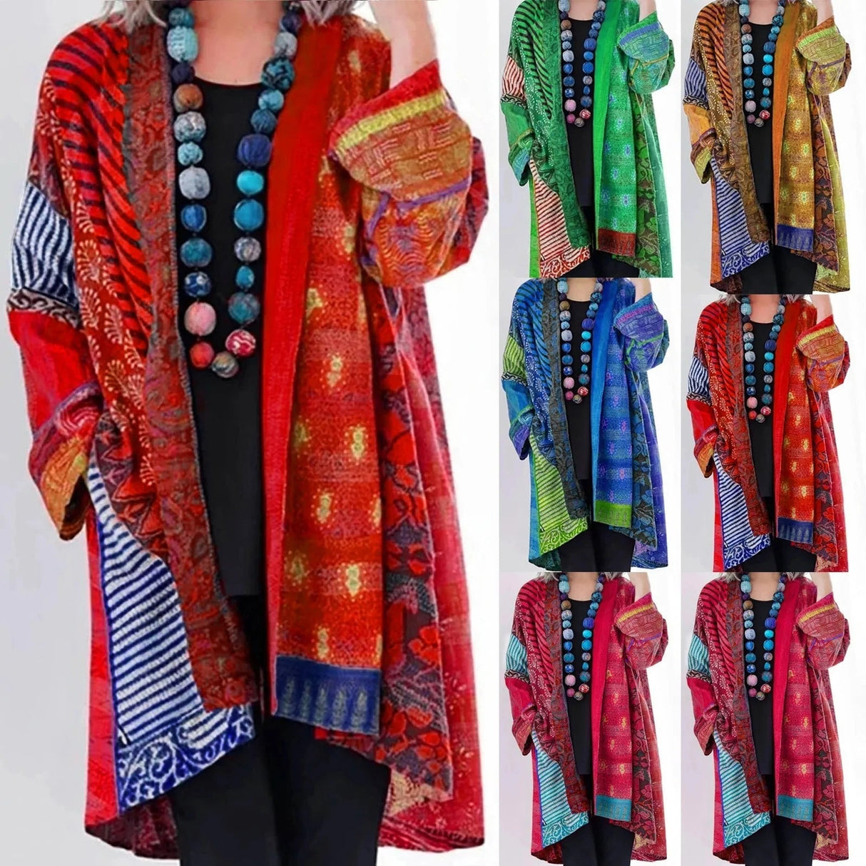 Vintage Sweter Damski z Długimi Rękawami - Komfort i Styl