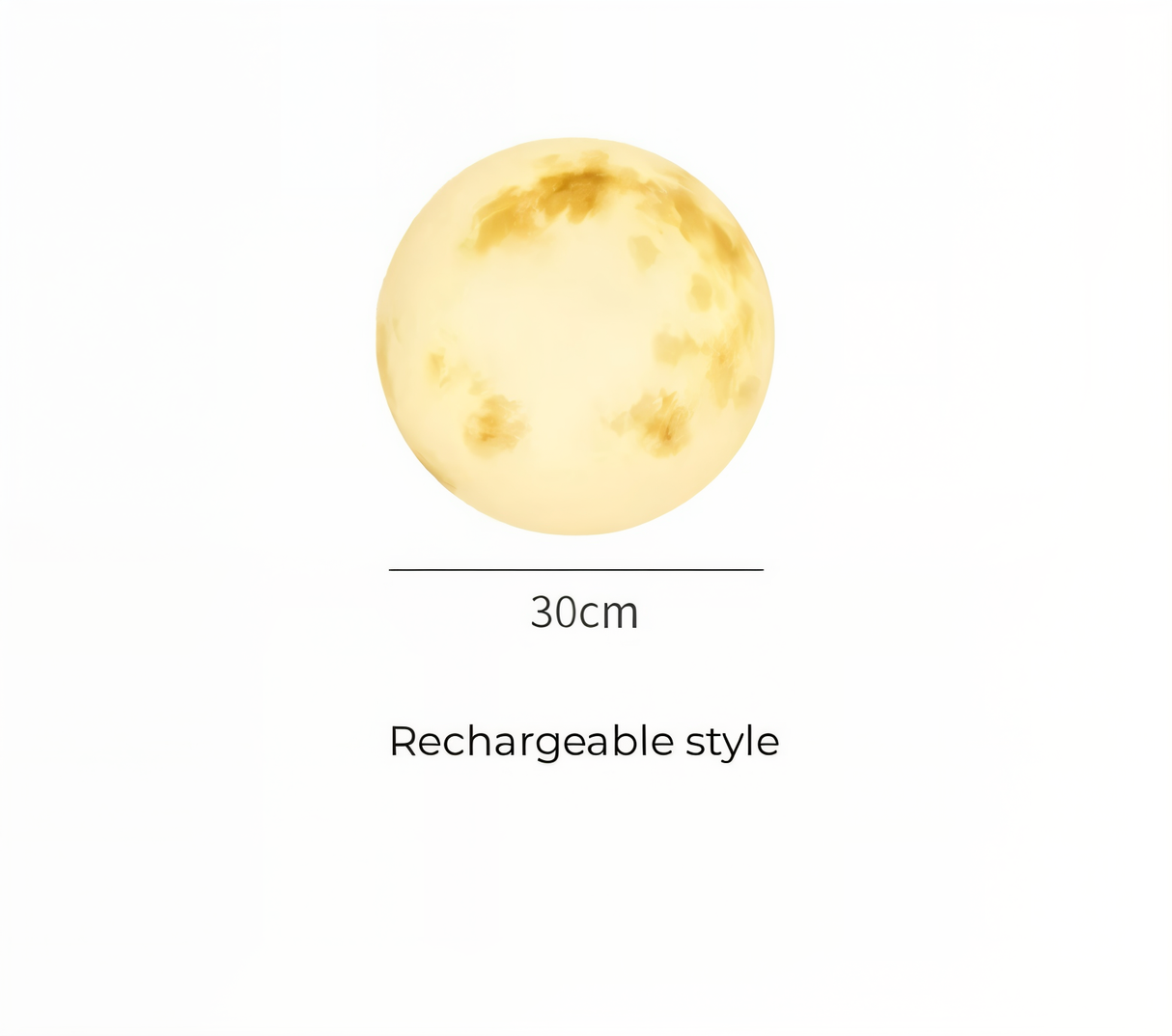 Nastrojowa lampa księżycowa na zewnątrz – Dekoracyjne oświetlenie ogrodowe