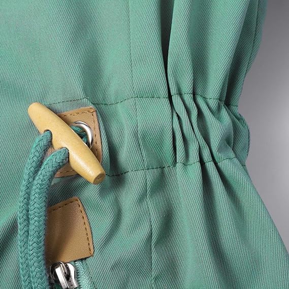 Damska zimowa kurtka – Ciepła parka z polarową podszewką i kapturem