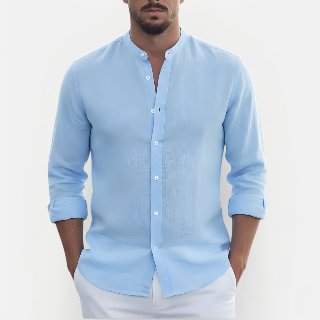 Męska Koszula Lniana – Elegancka i Lekka