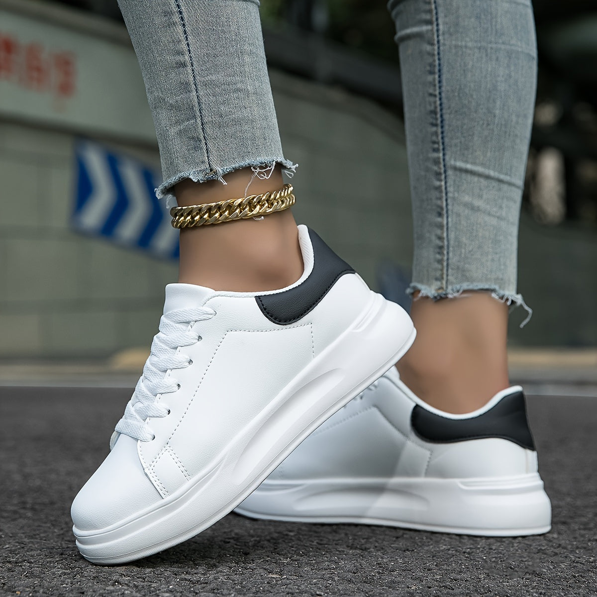Sneakersy Damskie Ortopedyczne Amortyzujące Wygodne Casual