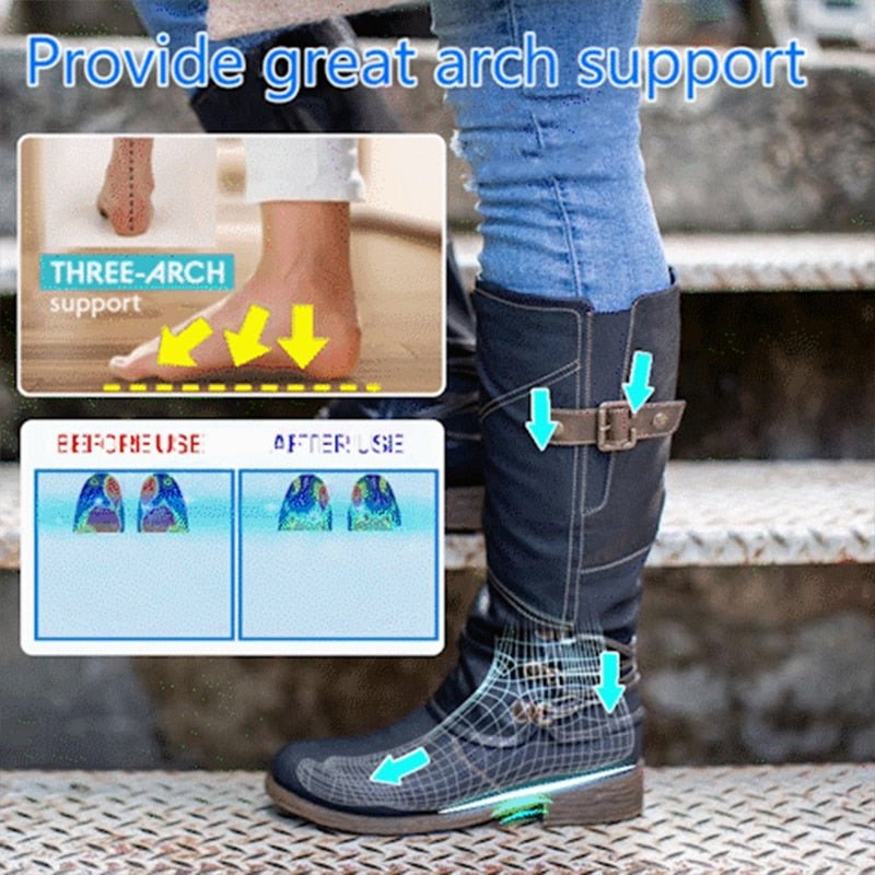 Damskie zimowe kozaki – wodoodporne z ciepłą polarową podszewką