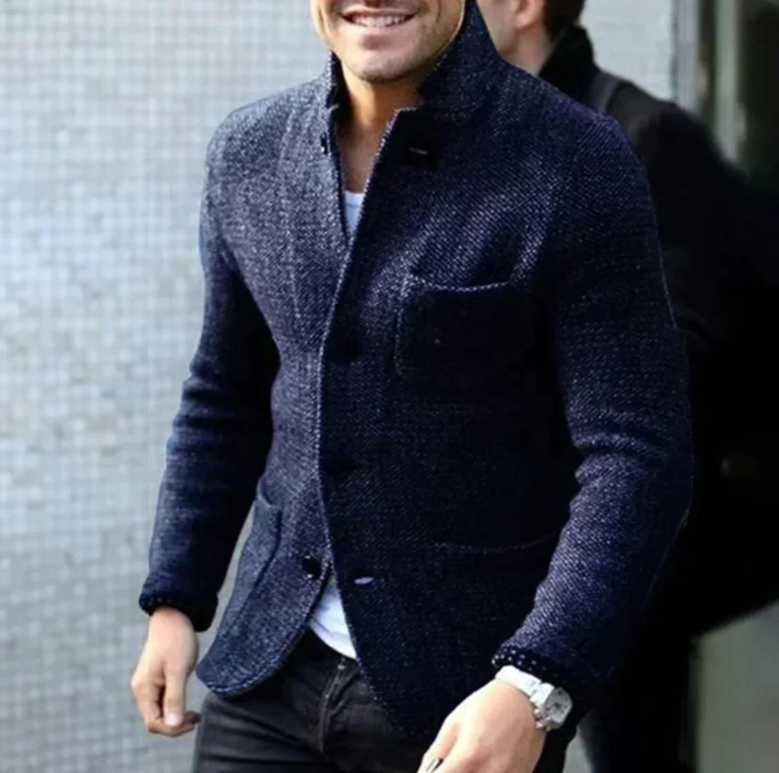 Ciepła Stylowa Kurtka Męska na Chłodne Dni