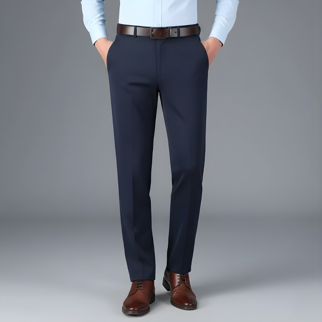 Męskie spodnie stretch wygodne casual z kieszeniami