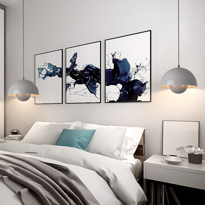 Nowoczesna Półokrągła Lampa Wisząca – Kolorowa Designerska Lampa do Salonu i Jadalni