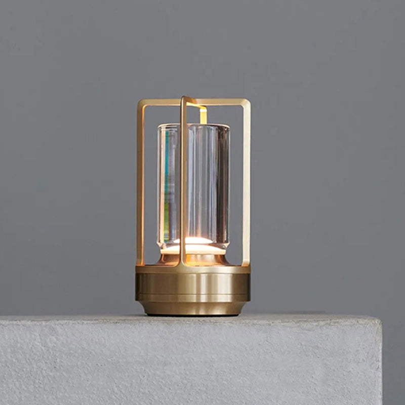 Nowoczesna lampa LED latarnia – nastrojowa dekoracyjna lampa stołowa