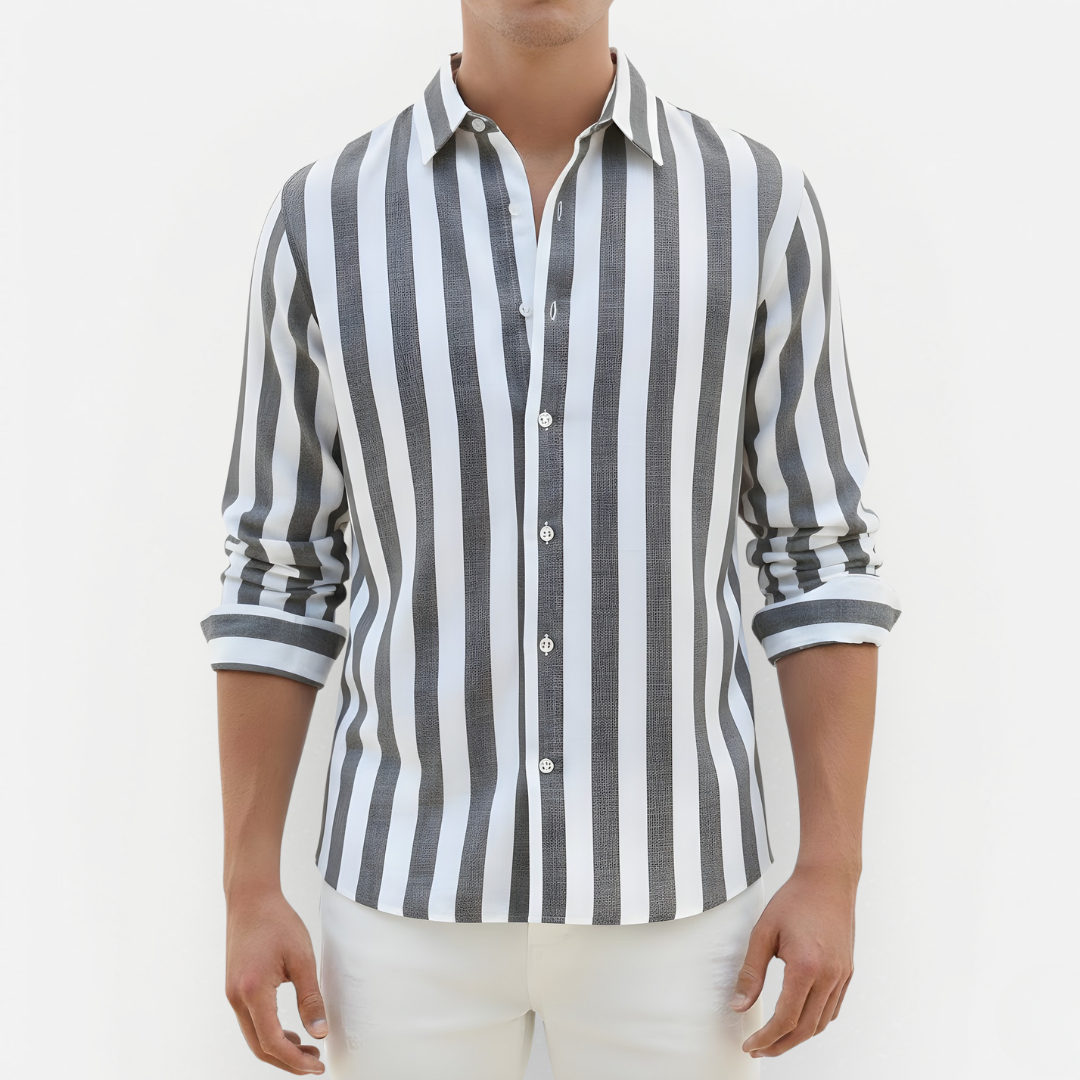 Męska Koszula w Paski – Casualowy i Ponadczasowy Design