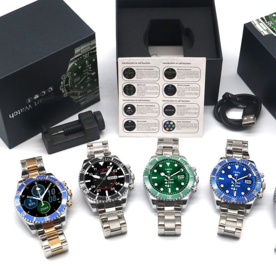 Smartwatch z darmową osłoną ekranu i wodoodpornym designem