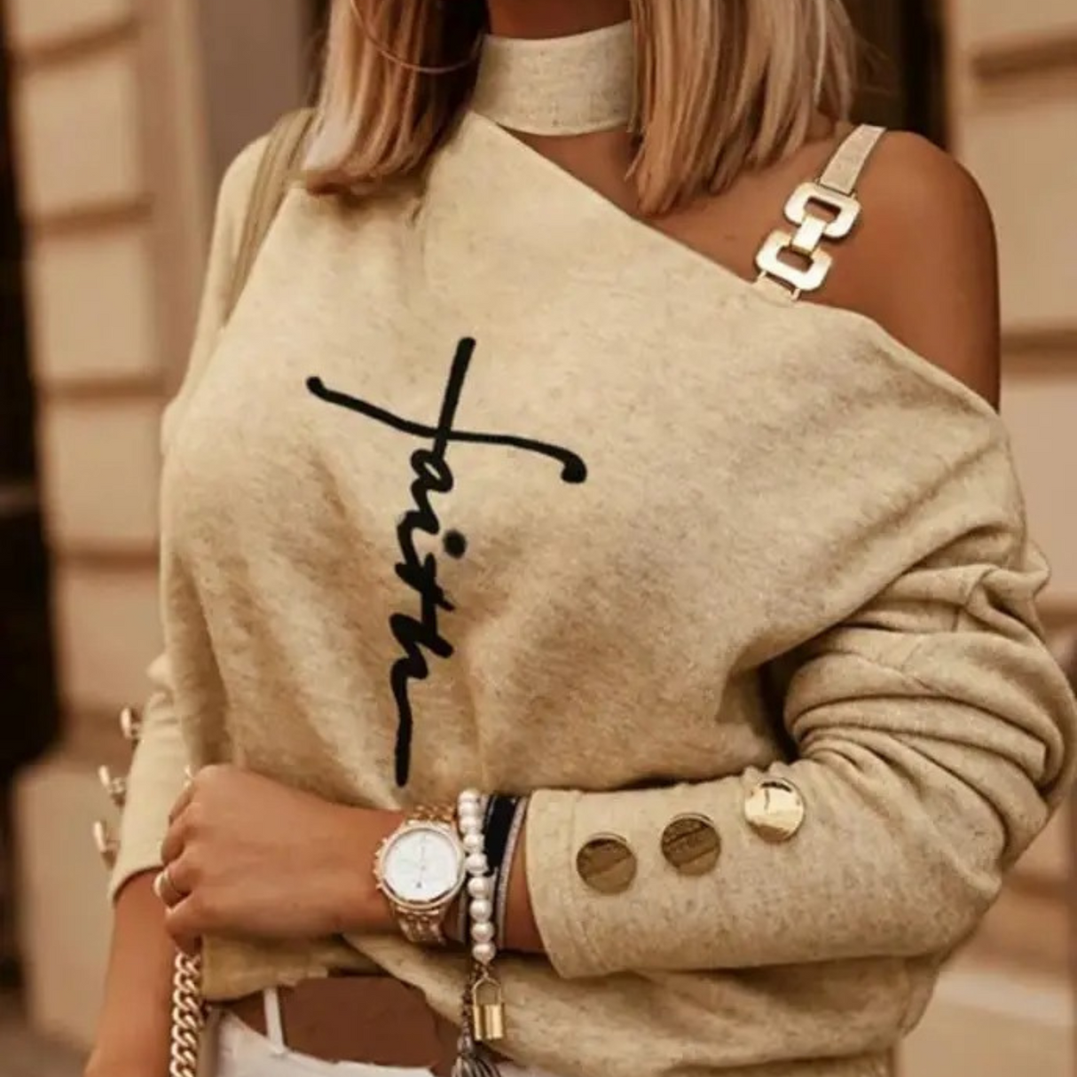 Stylowa Elegancka Wysokiej Jakości Bluzka Damska