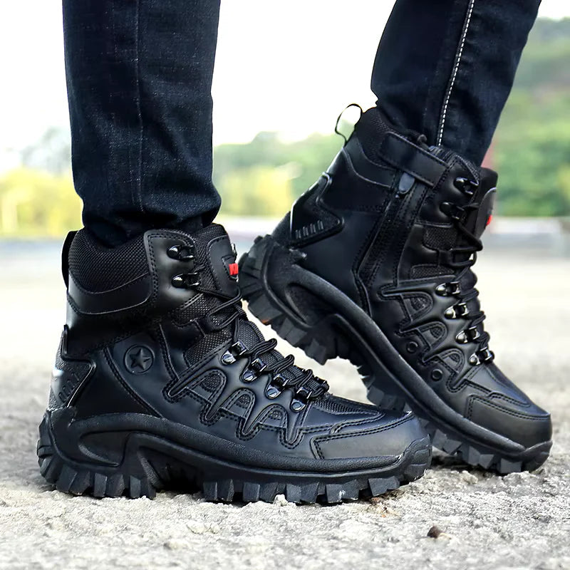 Męskie buty trekkingowe outdoor – wodoodporne buty do wędrówek