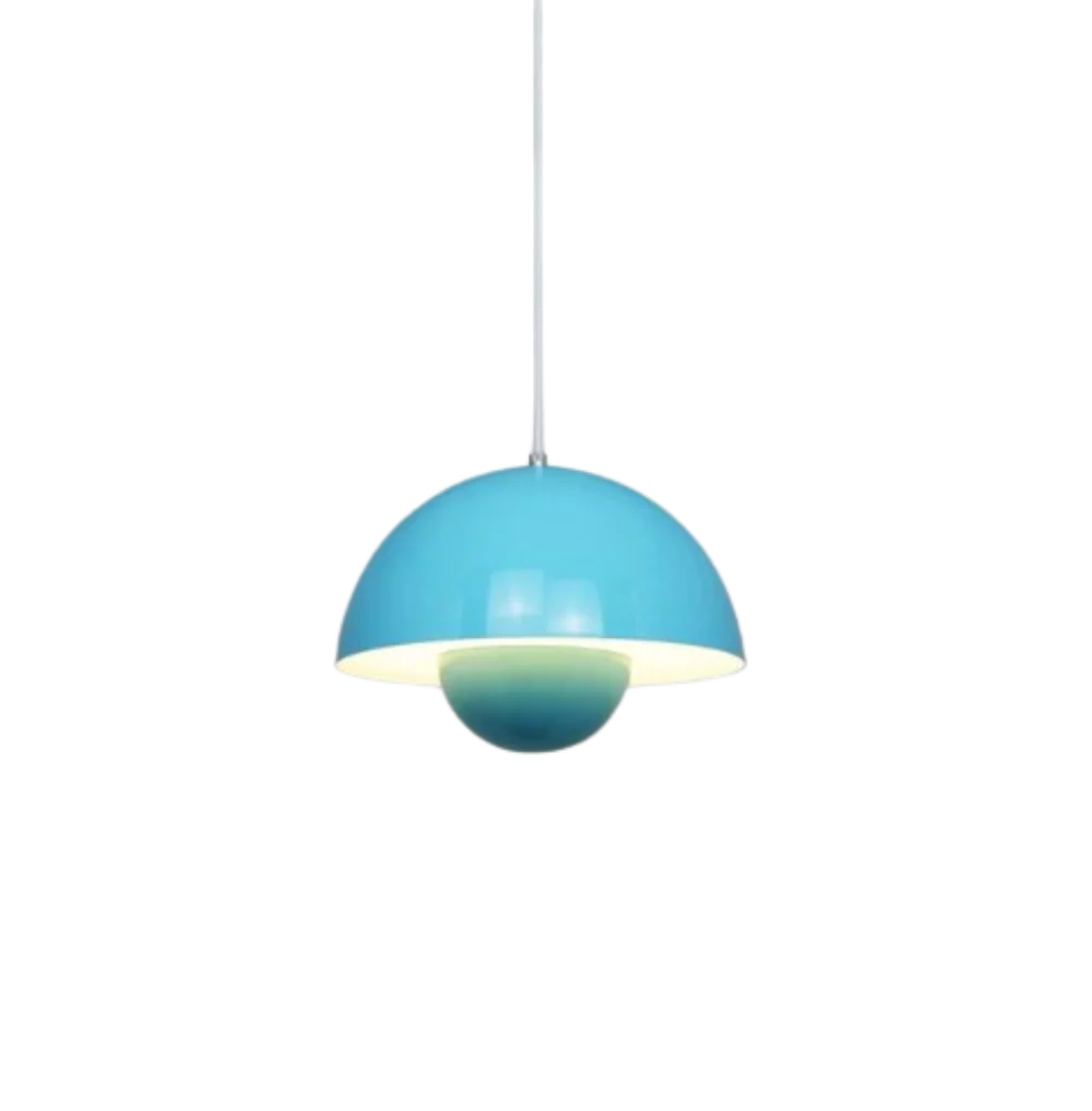 Nowoczesna Półokrągła Lampa Wisząca – Kolorowa Designerska Lampa do Salonu i Jadalni