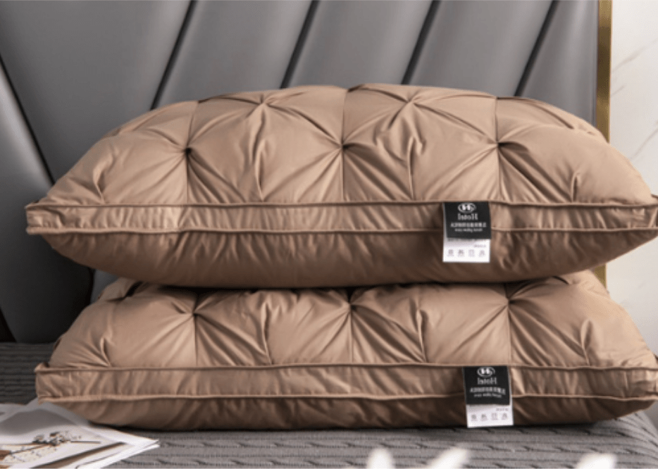 Luksusowa poduszka z gęsiego puchu | Wygodna poduszka do spania | Optymalne podparcie szyi