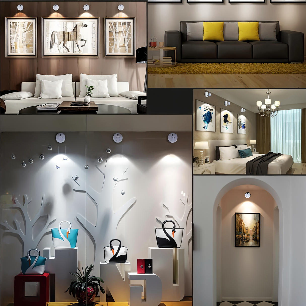 Nastrojowa lampa do roślin – Dekoracyjne oświetlenie akcentujące do wnętrz