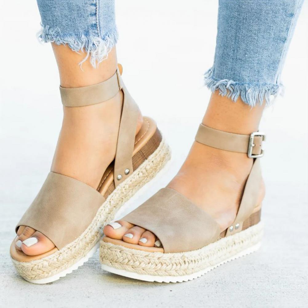 Letnie platformy espadryle dla kobiet