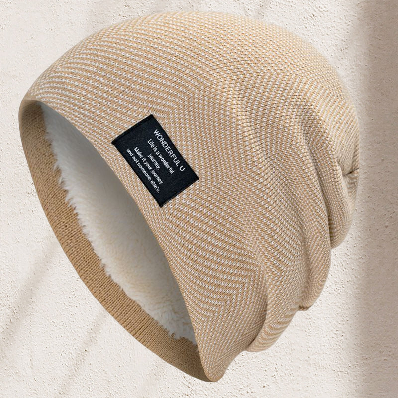 Ciepła dzianinowa czapka beanie unisex – zimowa czapka akrylowa w różnych kolorach