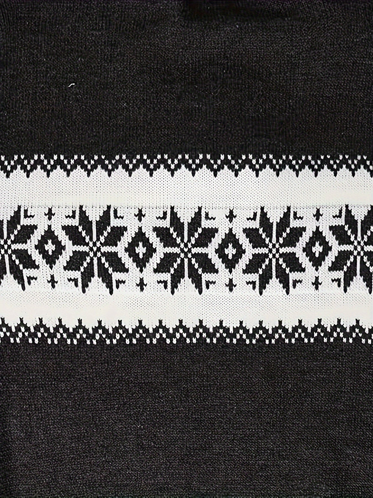 Męski sweter zimowy z norweskim motywem – ciepły sweter na święta i zimę