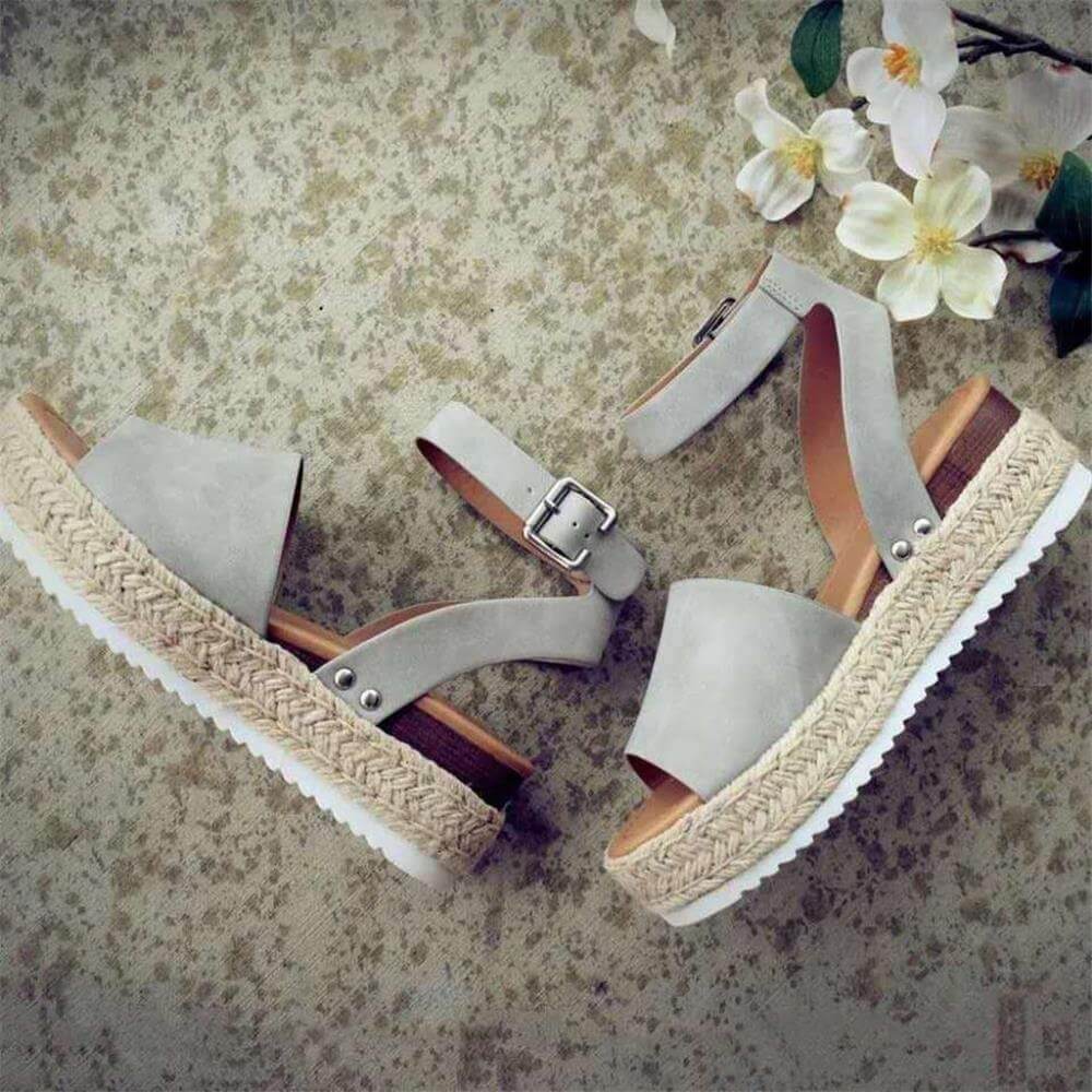Letnie platformy espadryle dla kobiet