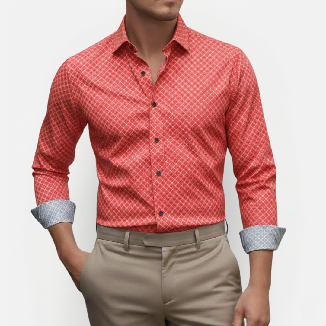 Męska koszula Slim Fit w kratę – biznesowa i casualowa