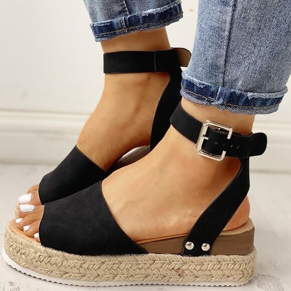 Letnie platformy espadryle dla kobiet