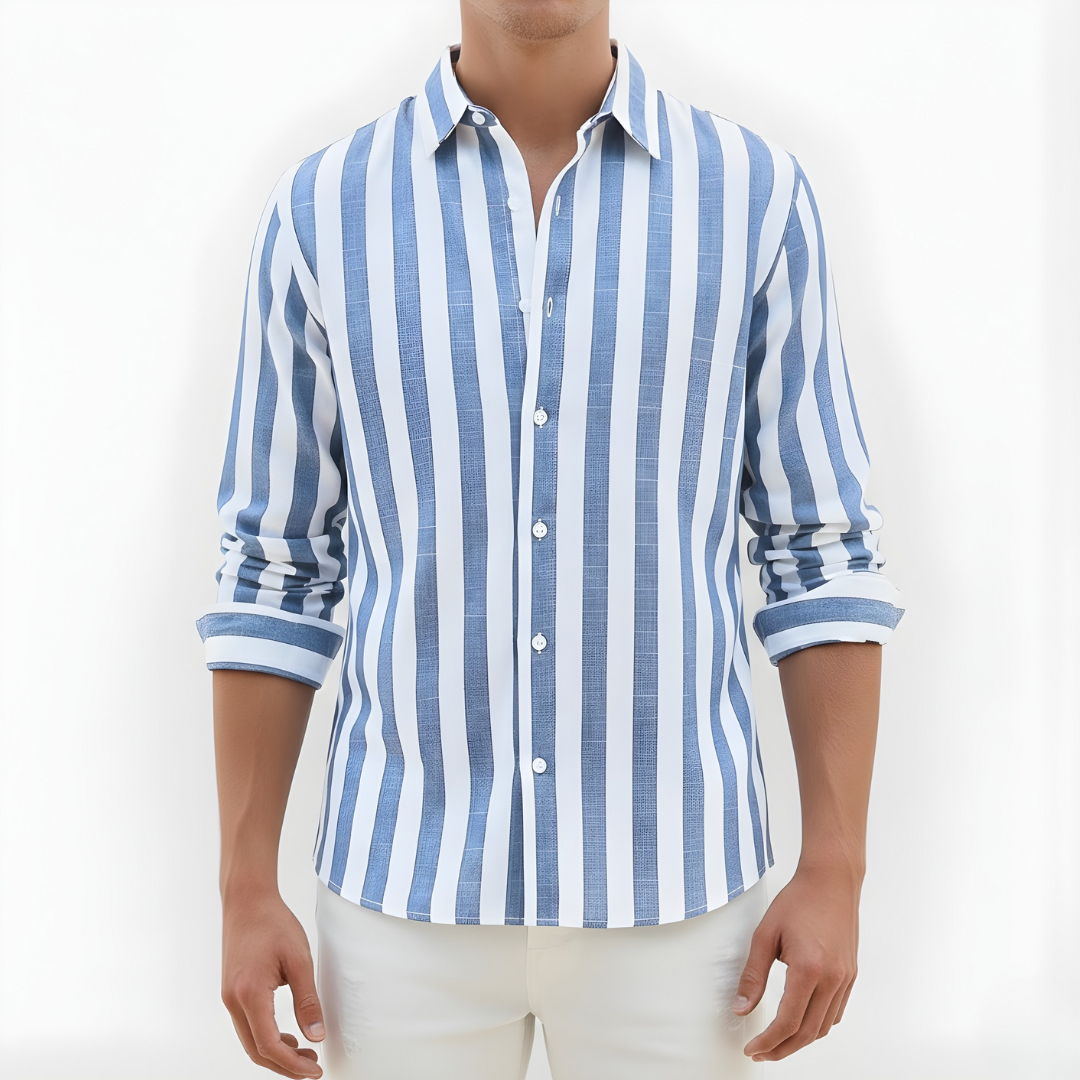 Męska Koszula w Paski – Casualowy i Ponadczasowy Design