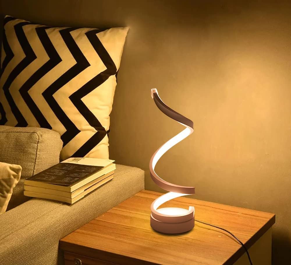 Lampa LED spiralna z ciepłym białym światłem i oszczędnością energii