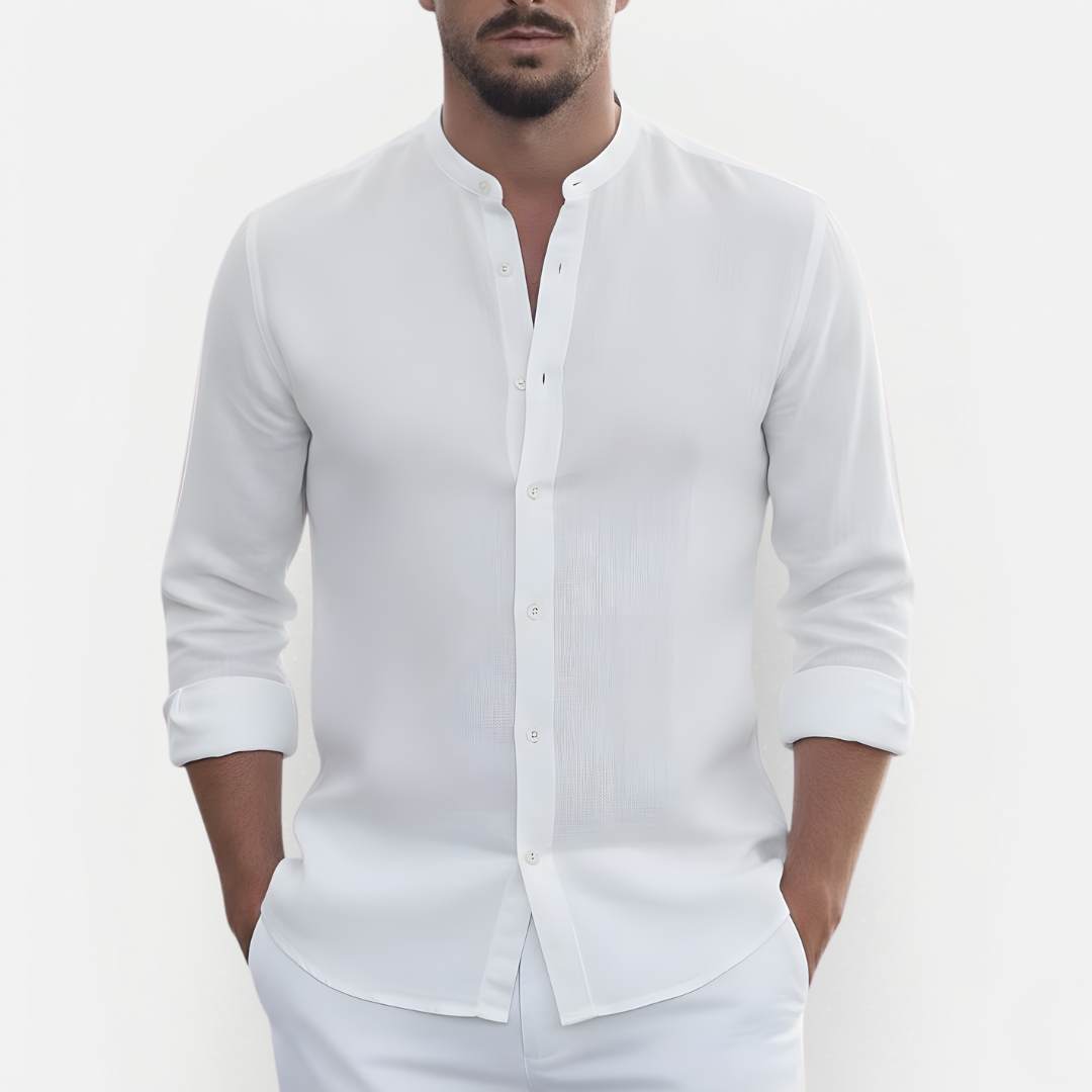 Męska Koszula Lniana – Elegancka i Lekka