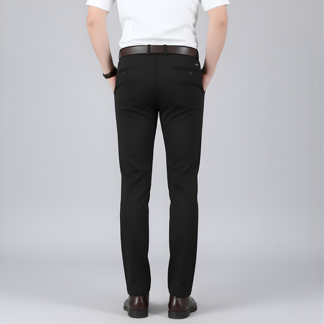 Męskie spodnie stretch wygodne casual z kieszeniami