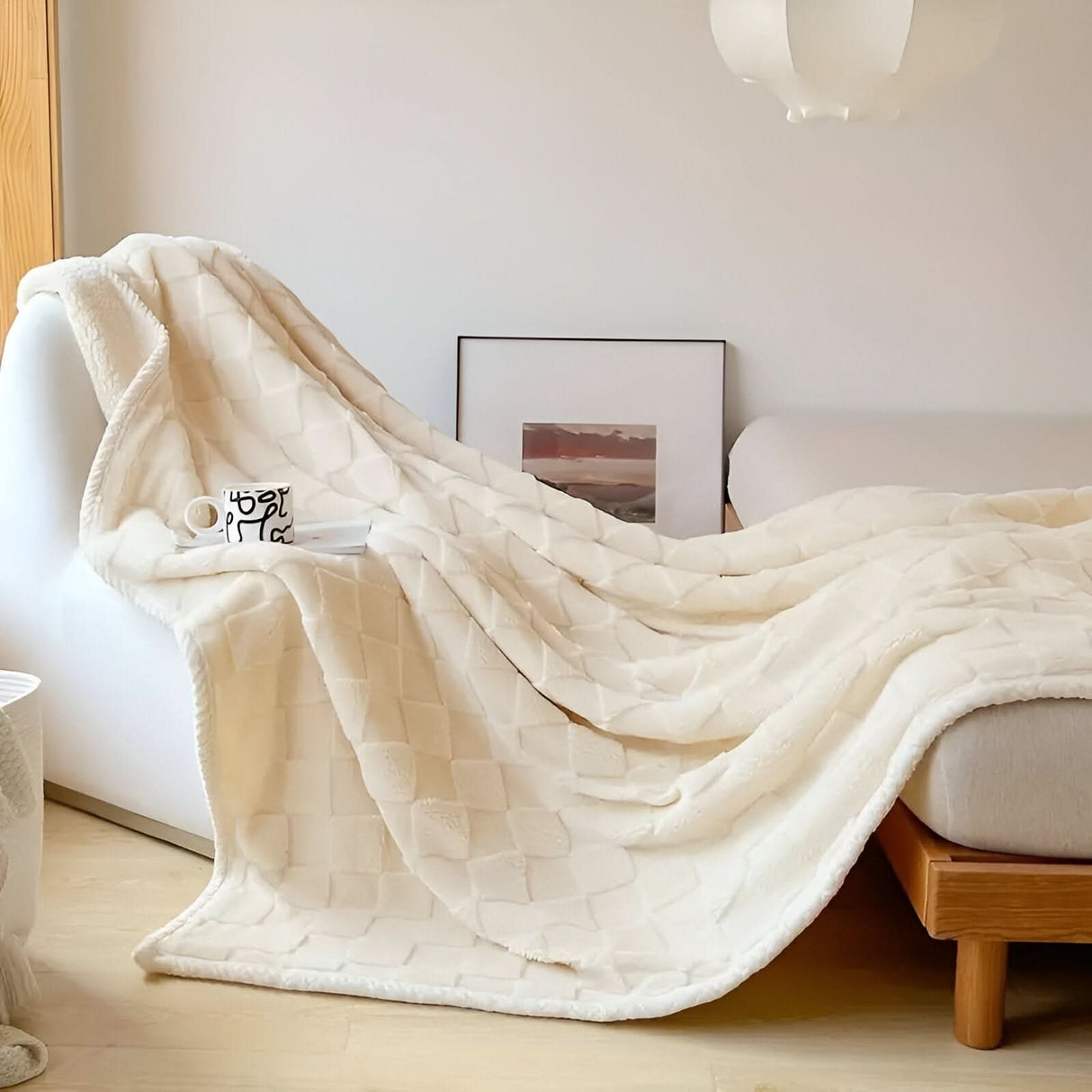 Dwustronny Koc Pluszowy – Miękki i Ciepły Koc na Łóżko i Kanapę