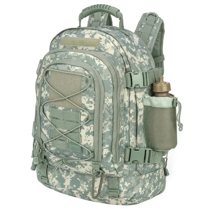 Wojskowy Plecak Taktyczny 60L – Wytrzymały Nylon, Outdoor i Survival Unisex