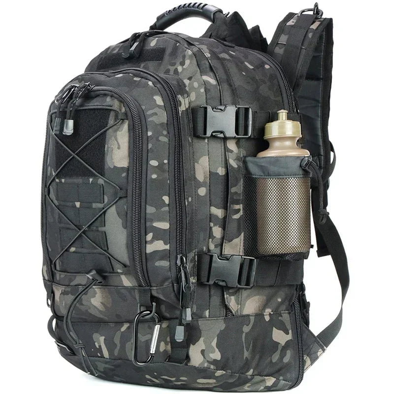 Wojskowy Plecak Taktyczny 60L – Wytrzymały Nylon, Outdoor i Survival Unisex
