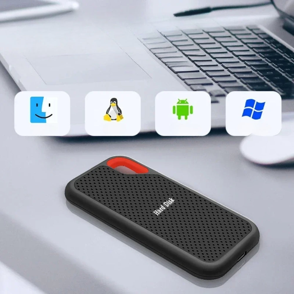 Zewnętrzny SSD USB 3.1 Type-C – Przenośna Pamięć dla Windows i Mac