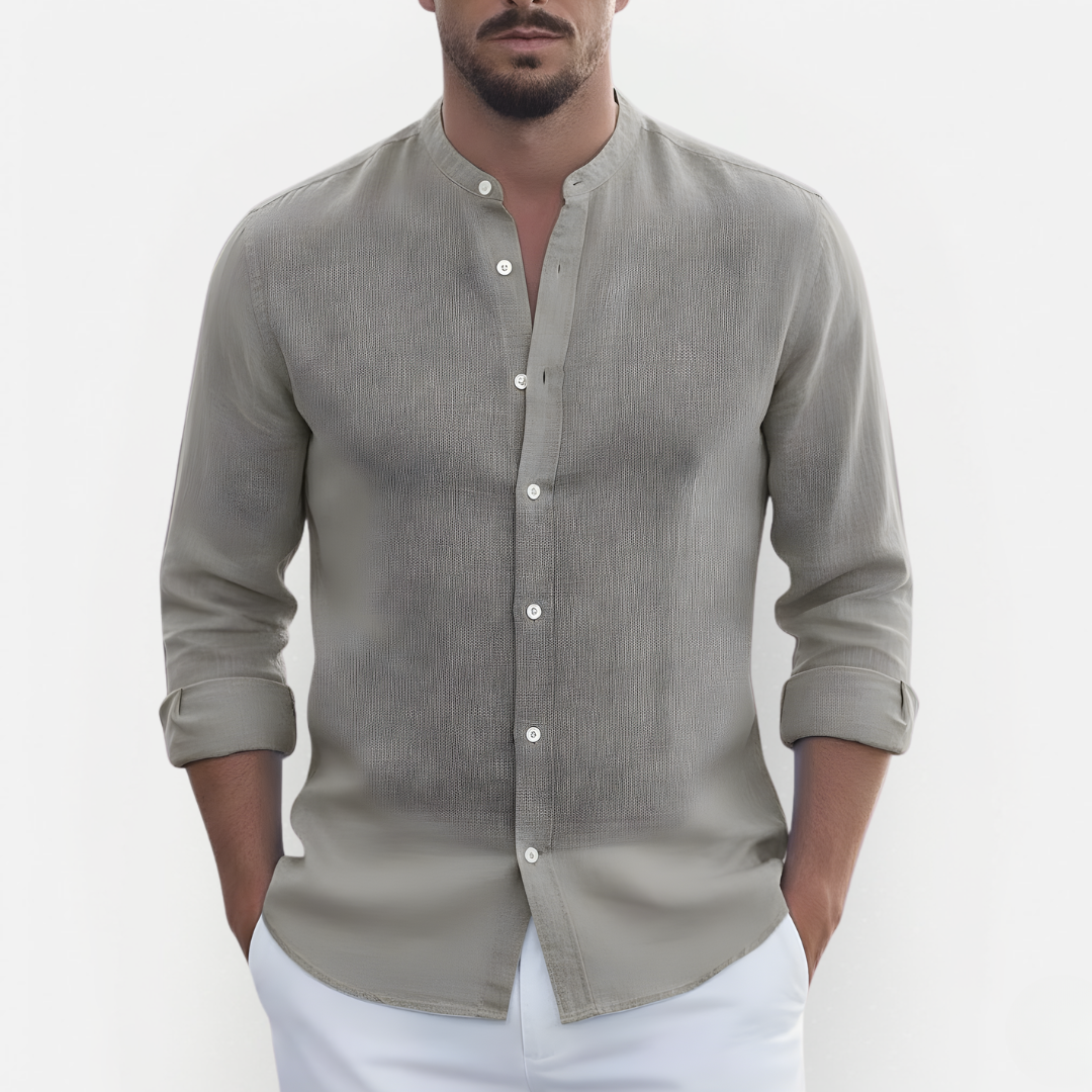 Męska Koszula Lniana – Elegancka i Lekka