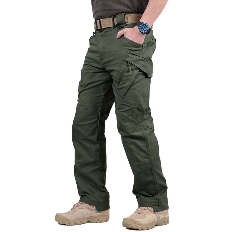 Spodnie Outdoorowe Z Kieszeniami Ergonomiczny Krój Męskie Casual