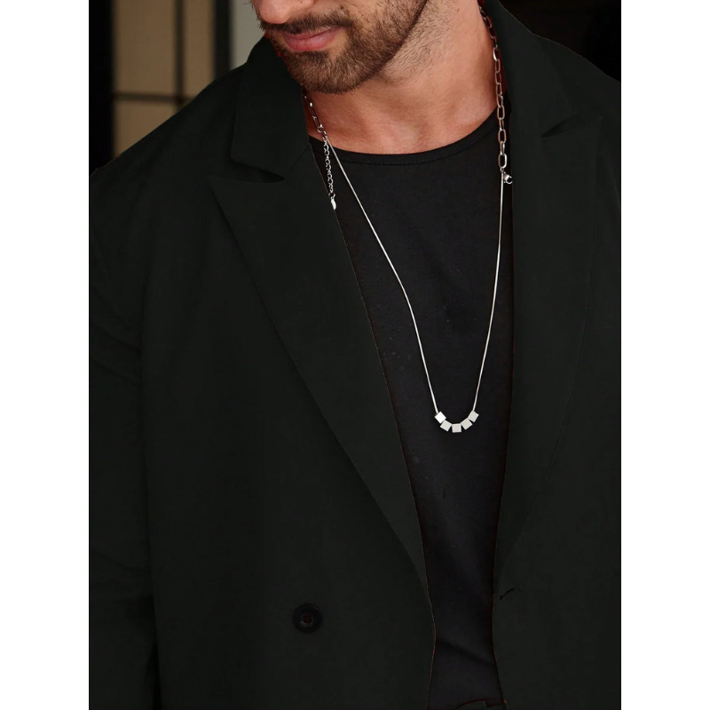 Męski Garnitur Dwuczęściowy – Stylowy Casual Zestaw z Marynarką i Spodniami