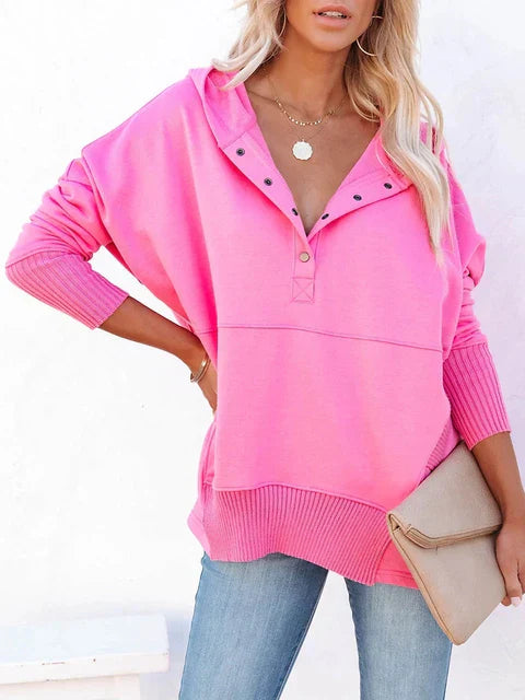 Nowoczesna Luźna Kurtka Zimowa Damska – Ciepła Kurtka z Praktycznymi Kieszeniami