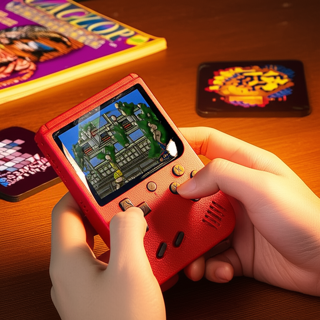 400-w-1 Retro Konsola do Gier z Klasycznymi Grami