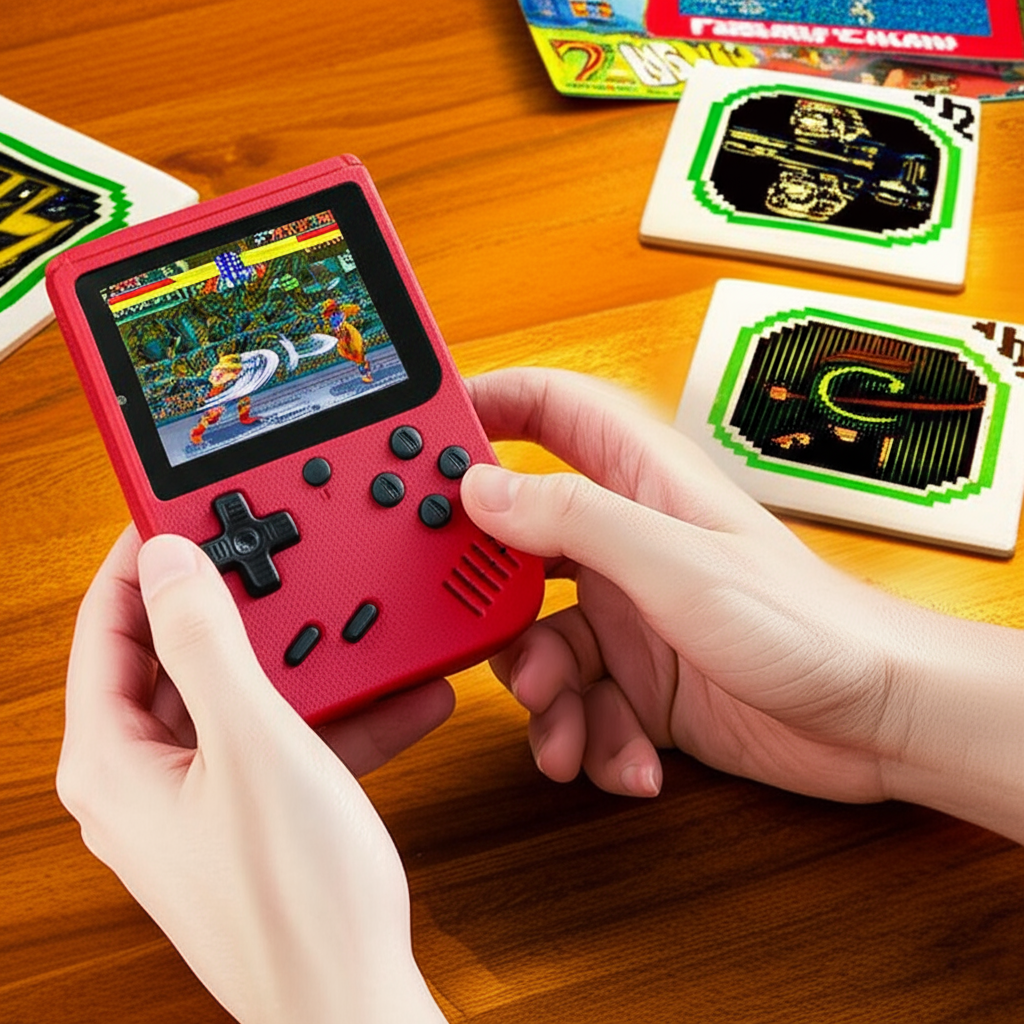 400-w-1 Retro Konsola do Gier z Klasycznymi Grami