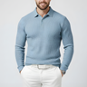 Męski Sweter Polo – Dzianinowy i Ponadczasowy Design