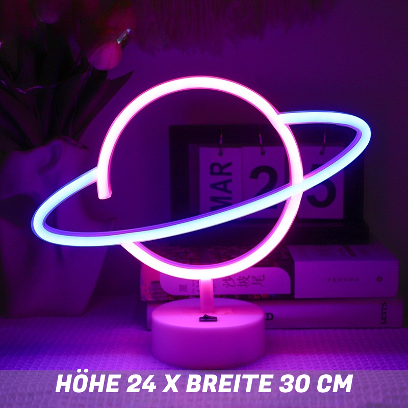 LED Neonowa Lampa Stołowa – Dekoracyjne Figury Świetlne do Sypialni i Salonu